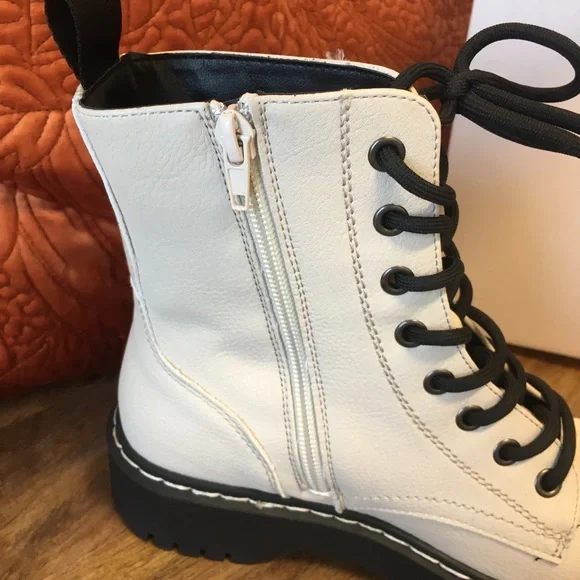 🤍Just In🤍Sincerely Jules Beige Combat Boots 🤍C - Picture 5 of 10